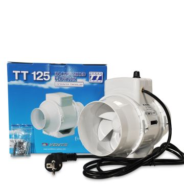 In-line Mixed Flow Fan TT 125 Speed Control