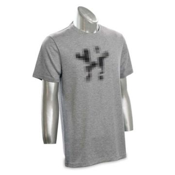 T-shirt Hempatia pixelated logo